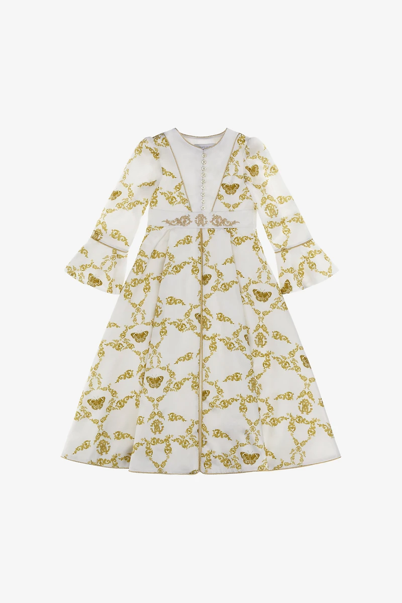 Golden Baroque Elegance Dress