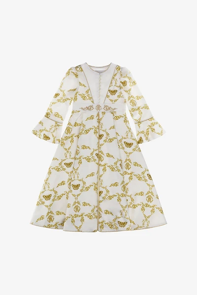 Golden Baroque Elegance Dress