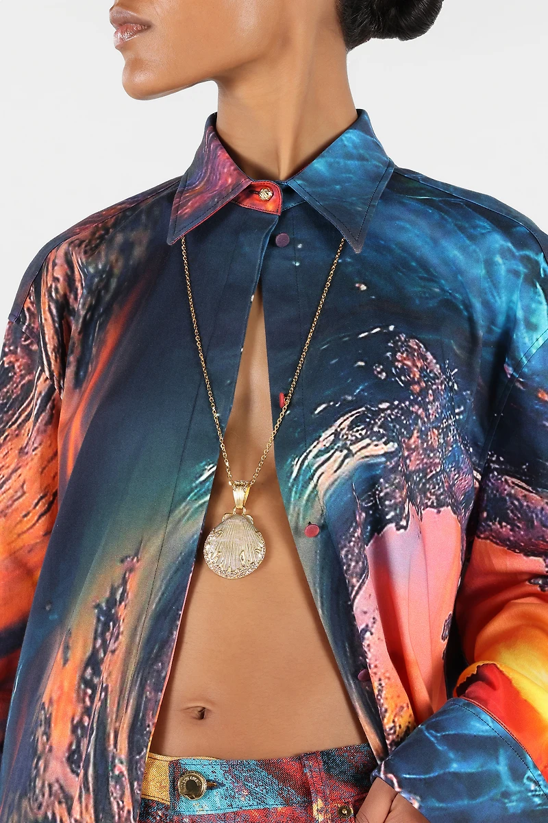 Necklace With Shell Pendant