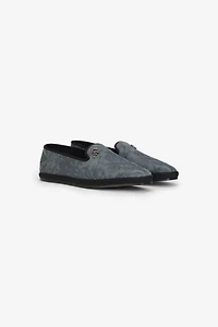 Roberto Cavalli Jacquard Slip-On Shoes