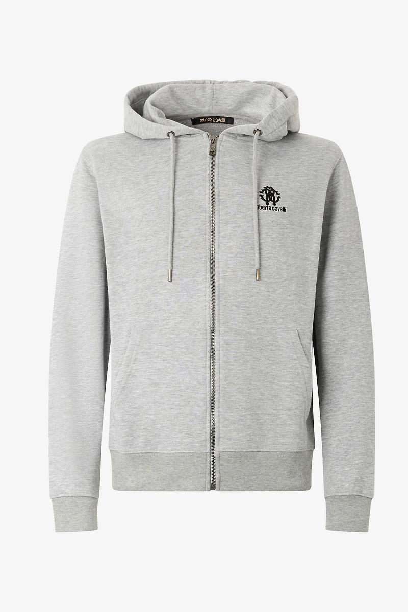 Grey Hoodie with Zip