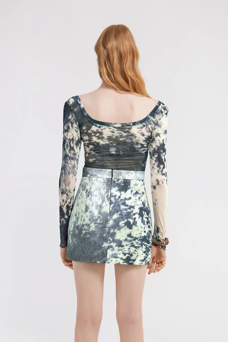 Appaloosa Print Top