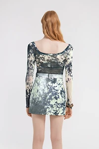 Appaloosa Print Top