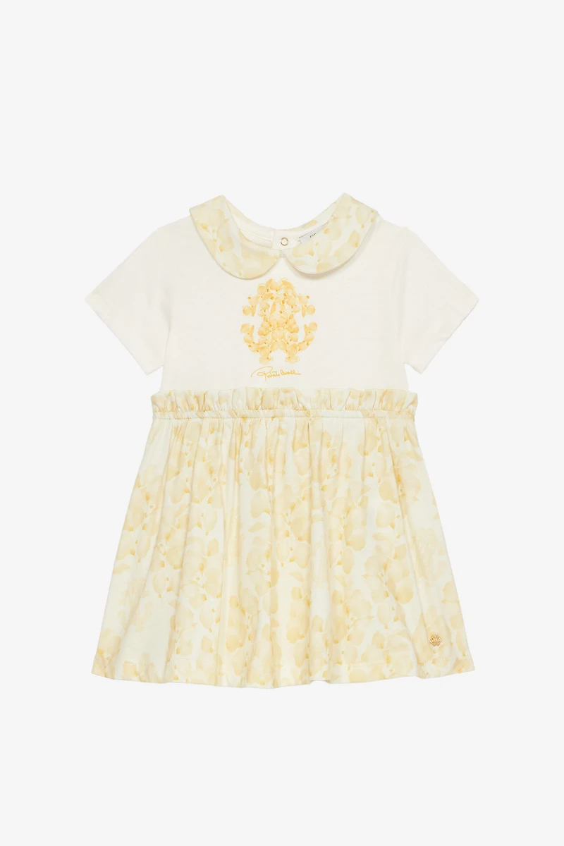 RC Monogram Dress With Floral Print
