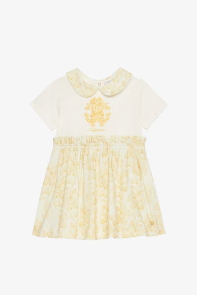 RC Monogram Dress With Floral Print