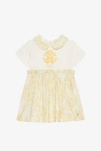 RC Monogram Dress With Floral Print