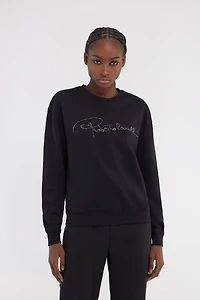 Sweatshirt with signature