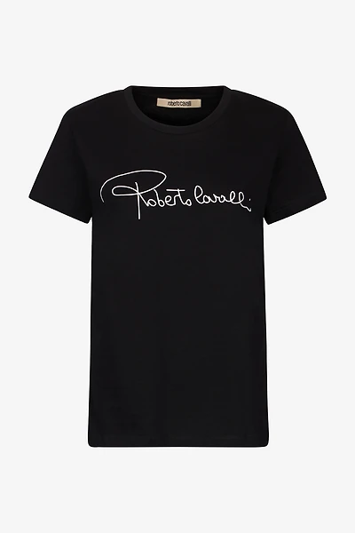 T-shirt with lettering