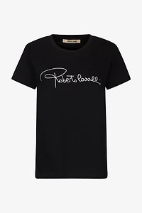 T-shirt with lettering