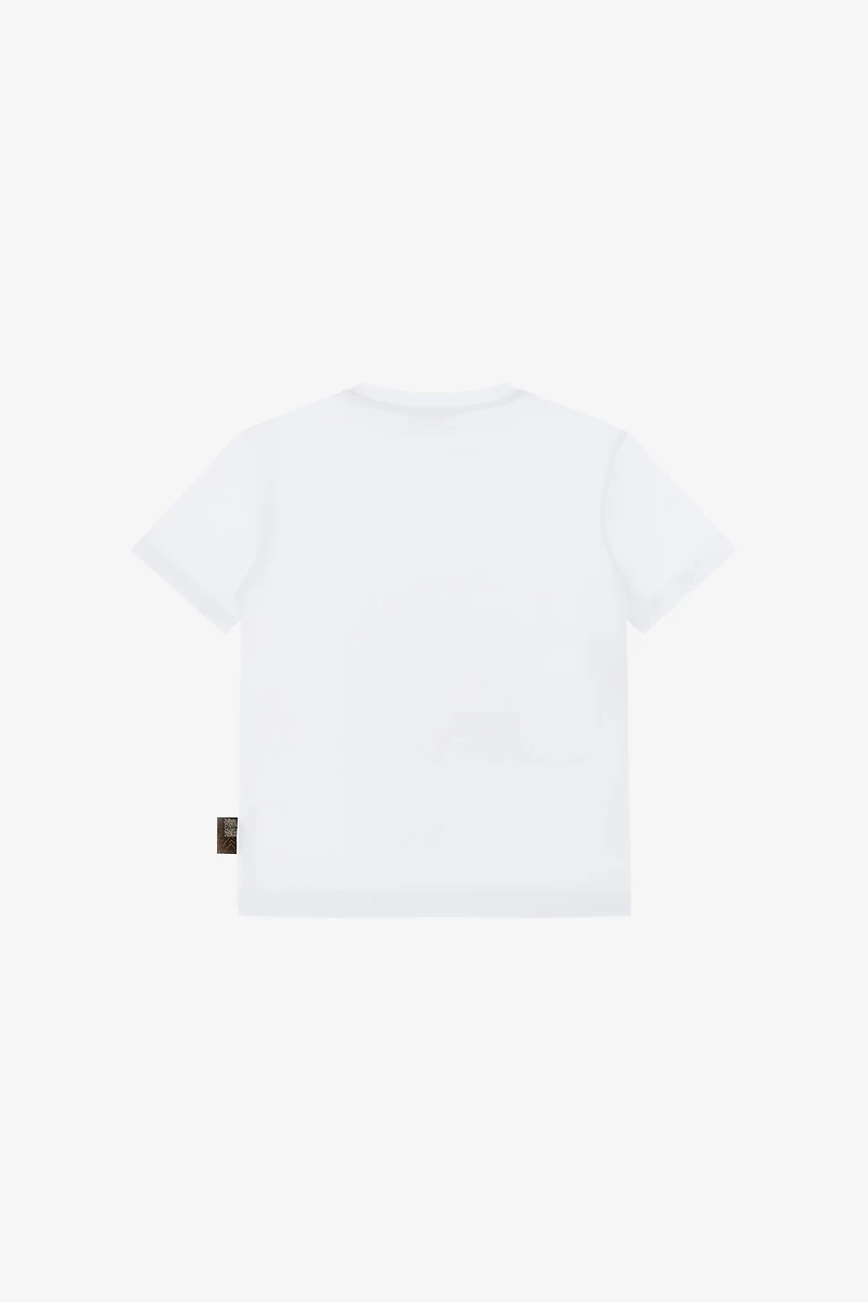 T-Shirt With Horse And Logo