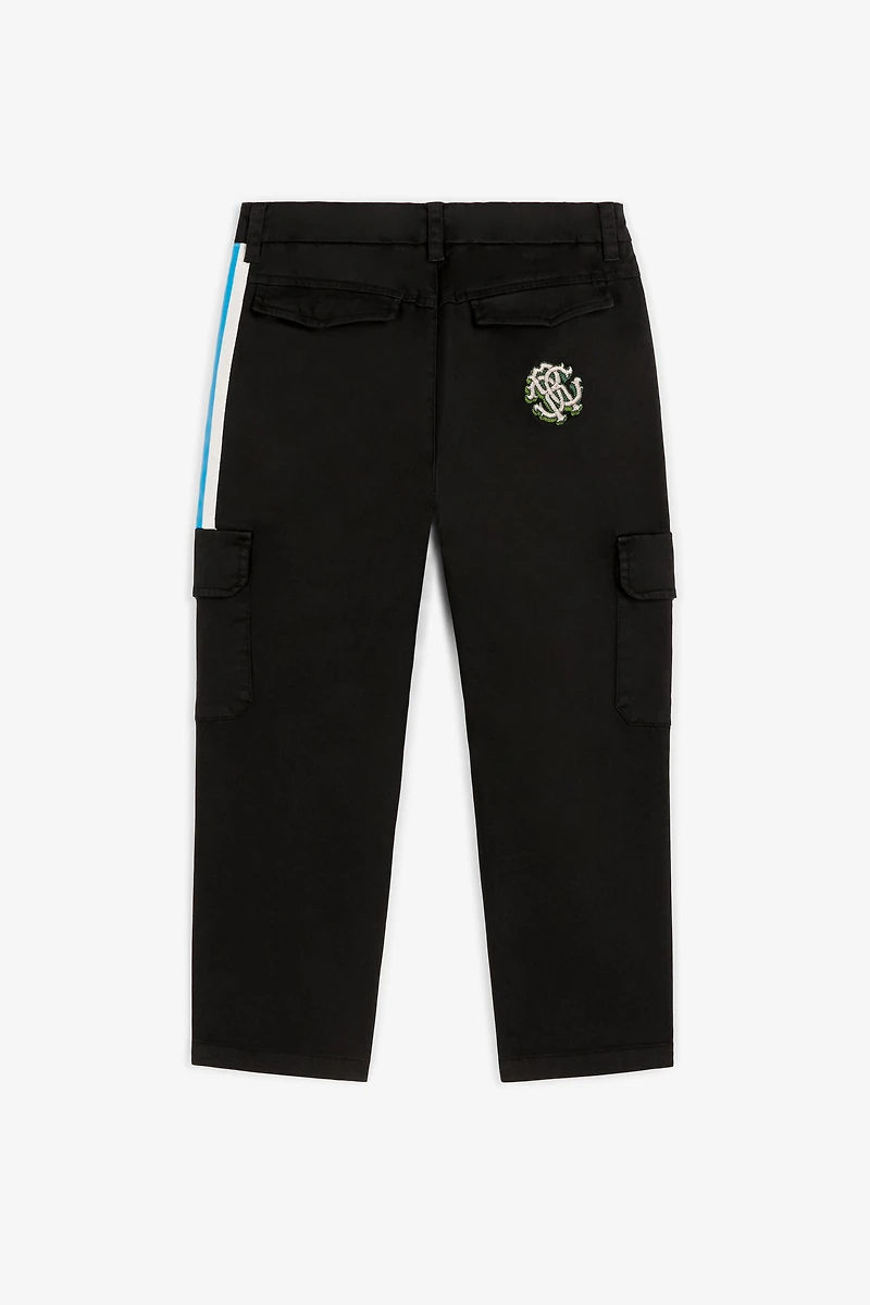 RC Monogram-Embroidered Cargo Trousers