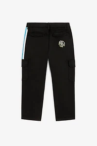RC Monogram-Embroidered Cargo Trousers