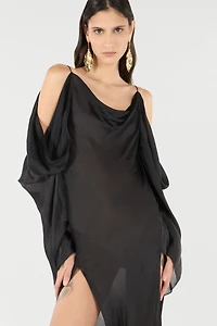 Long Silk Dress