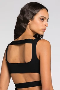 Cut-out detail mini dress