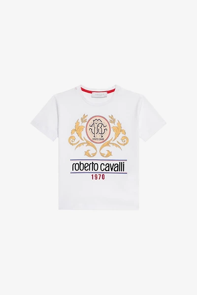 Embleme Print T-Shirt with Monogram