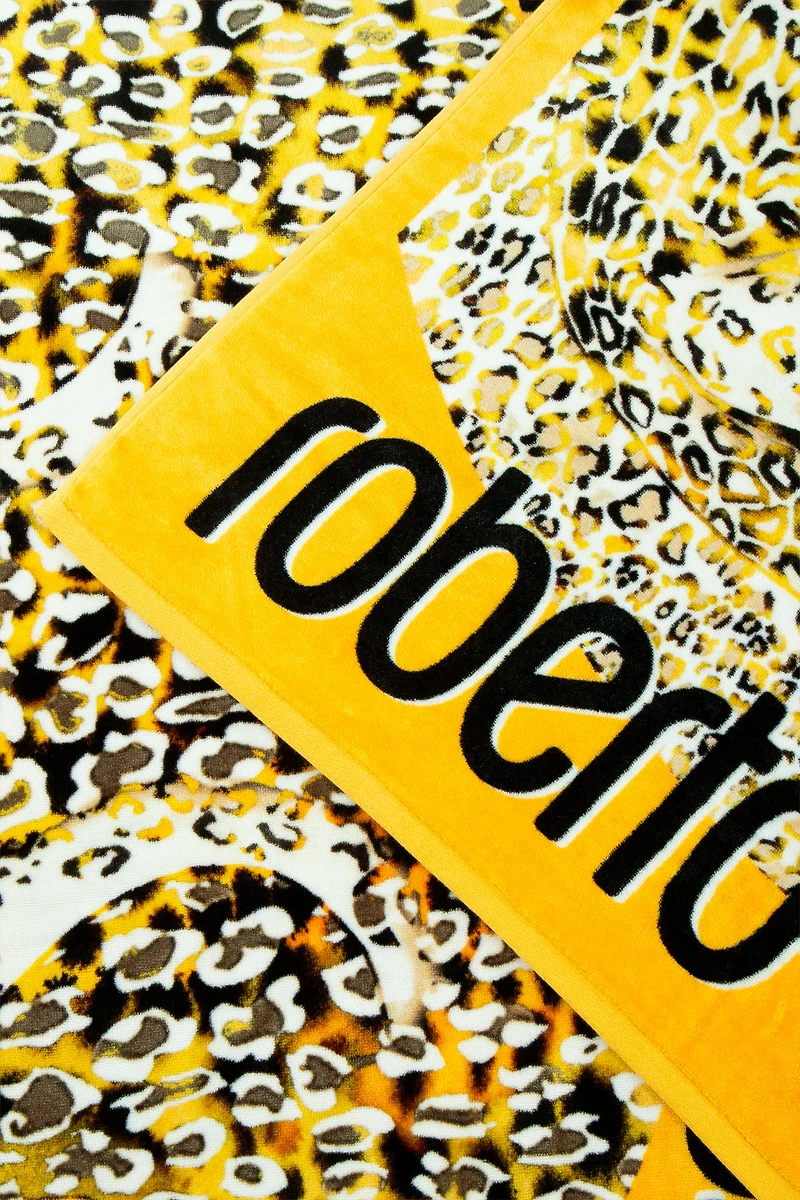 Leo Camouflage Print Beach Towel