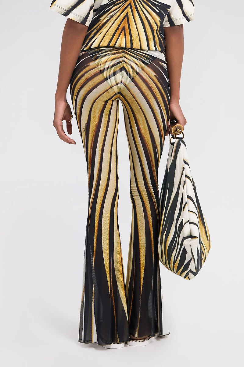 Ray Of Gold Print Trousers
