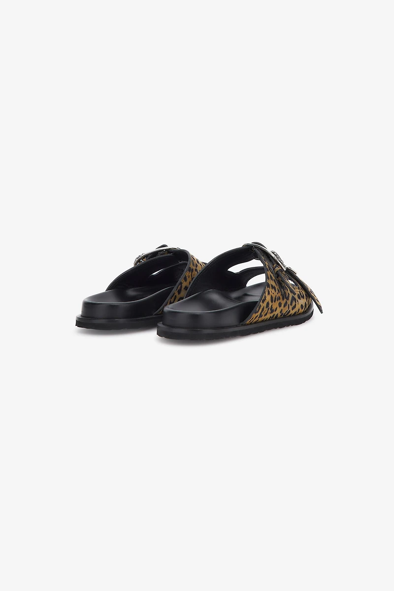 Jaguar Skin Print Sandal