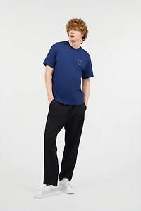 T-Shirt With Monogram On Chest