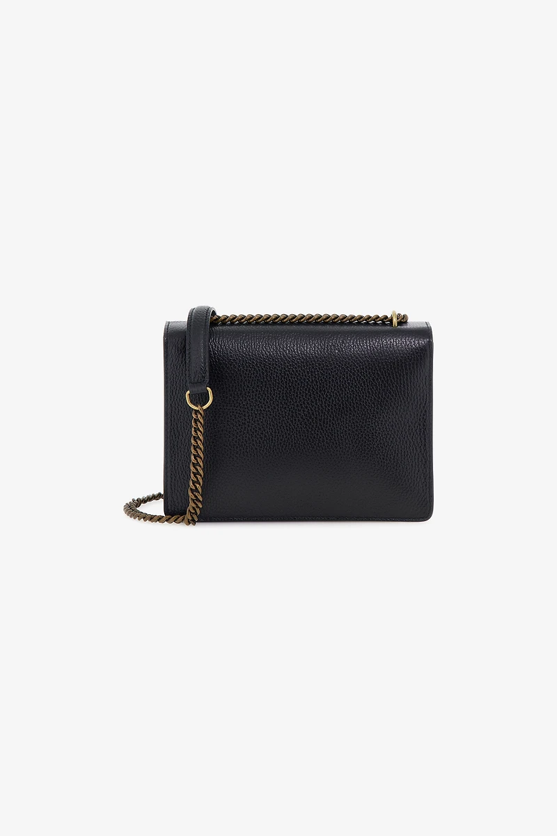 Black Pochette Bag with Monogram RC
