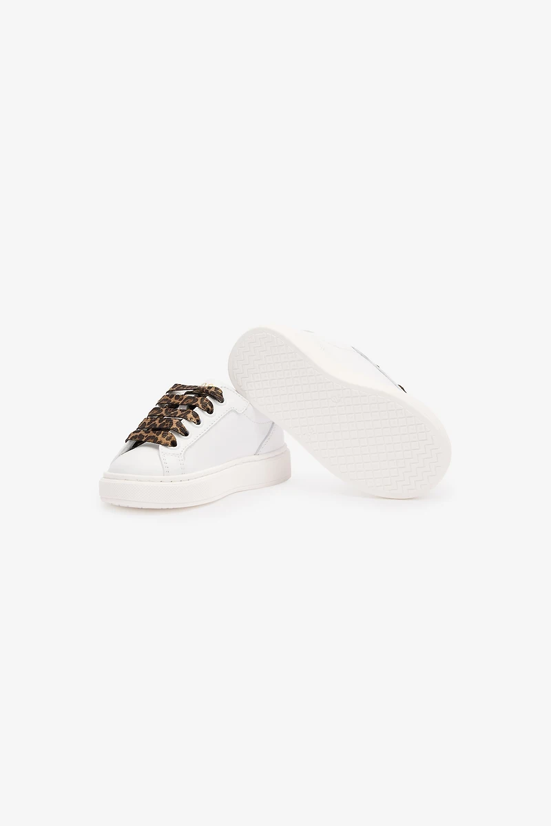 Sneakers With Jaguar Skin Details
