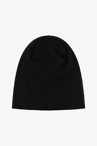 Wool Beanie with Mirror Snake Monogram