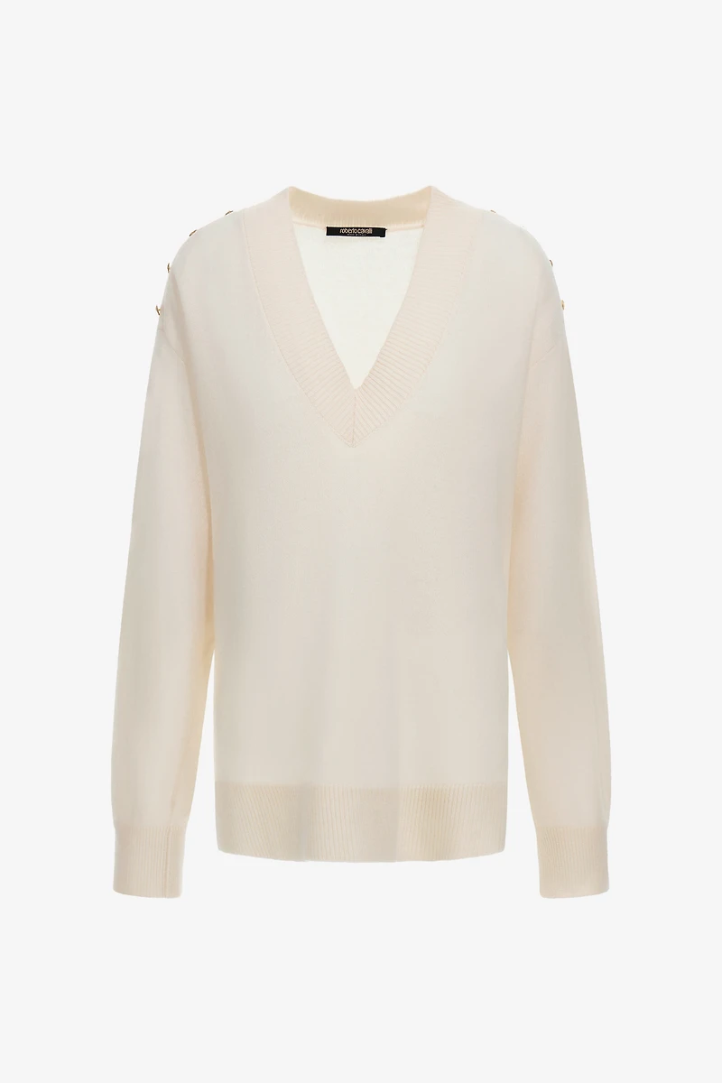 Sweater with V-Neck