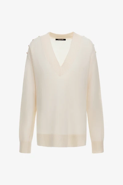 Sweater with V-Neck