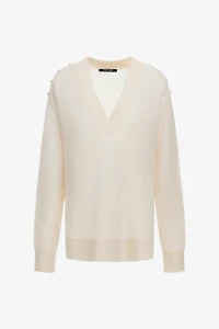 Sweater with V-Neck