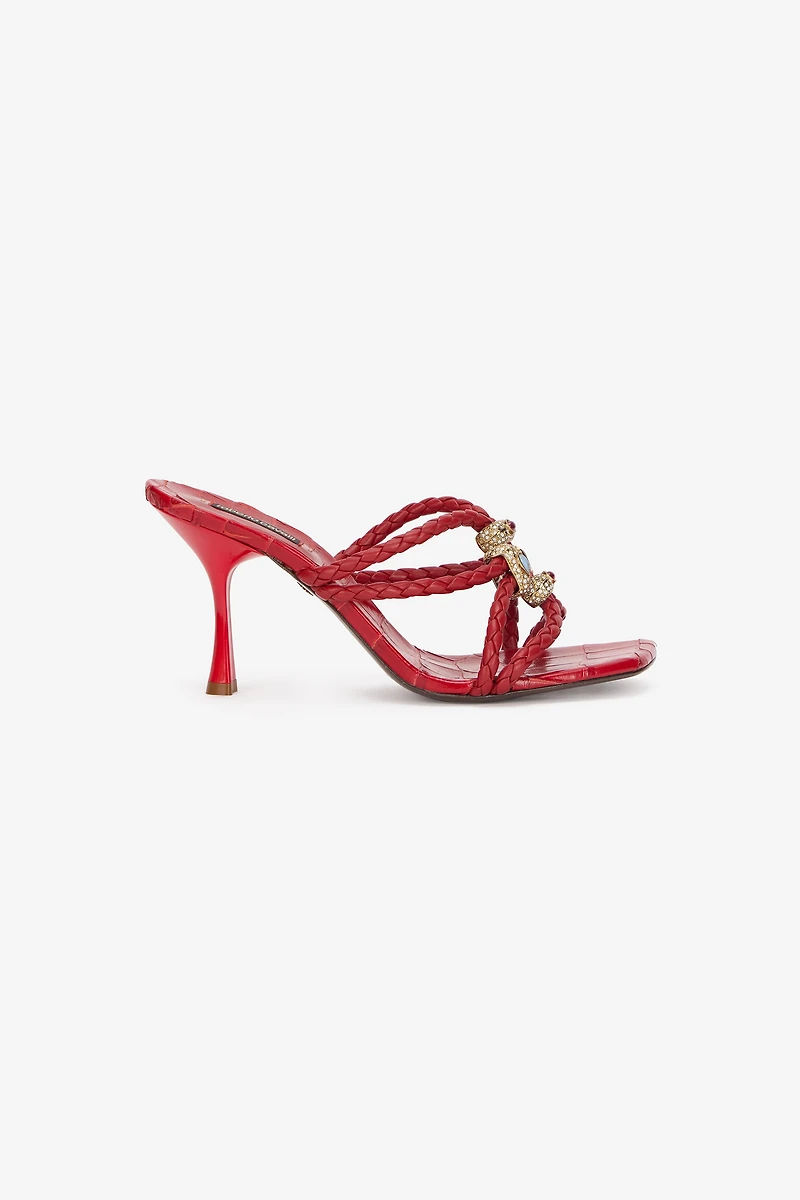 Sandals With Jewel Details