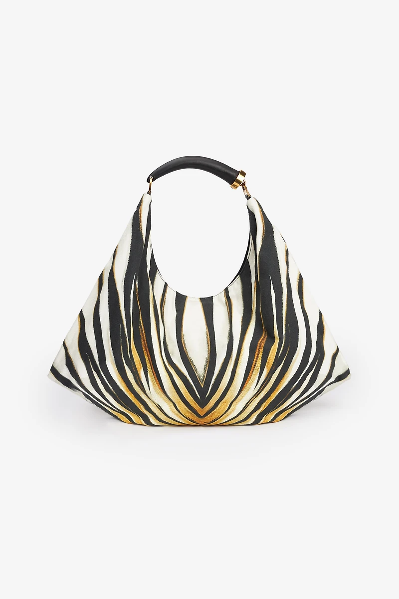 Ray Of Gold Print Shoulder Bag