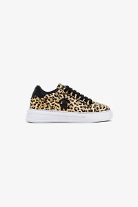 Low-Top Sneakers with Jaguar Print