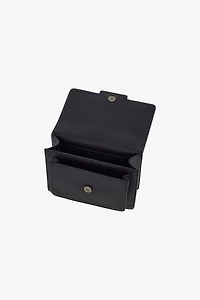 Black Pochette Bag with Monogram RC