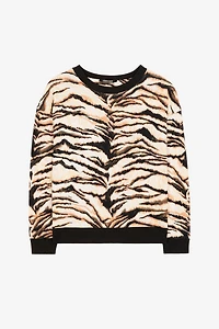 Freedom-Print Cotton Sweatshirt