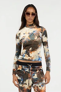 Rusty Stain Print T-Shirt