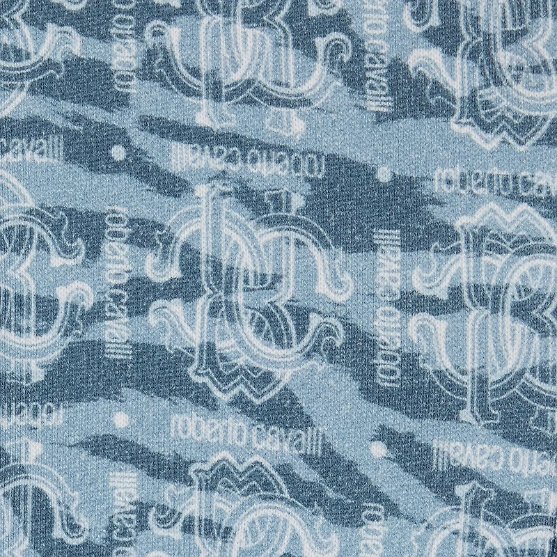 Sweatshirt With Zipper And All-Over Print