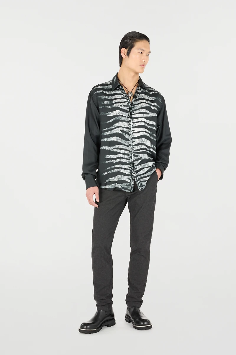 Zebra-Print Shirt