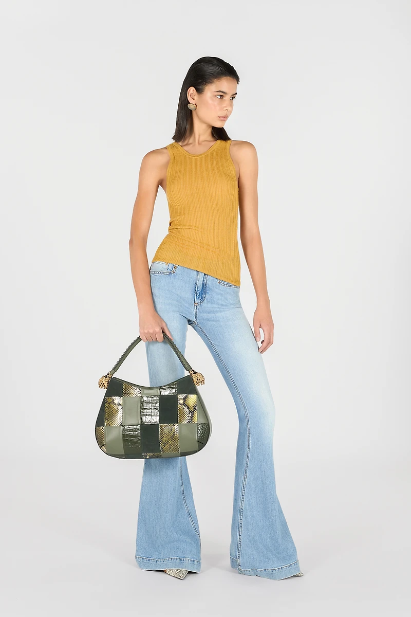 Patchwork Shoulder Bag