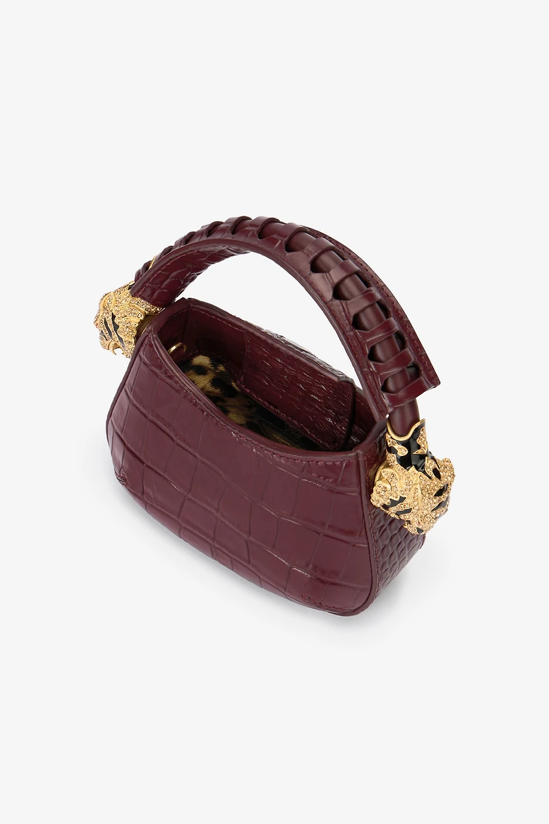 Mini Roar Bag With Crocodile Print