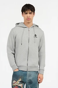 Grey Hoodie with Zip