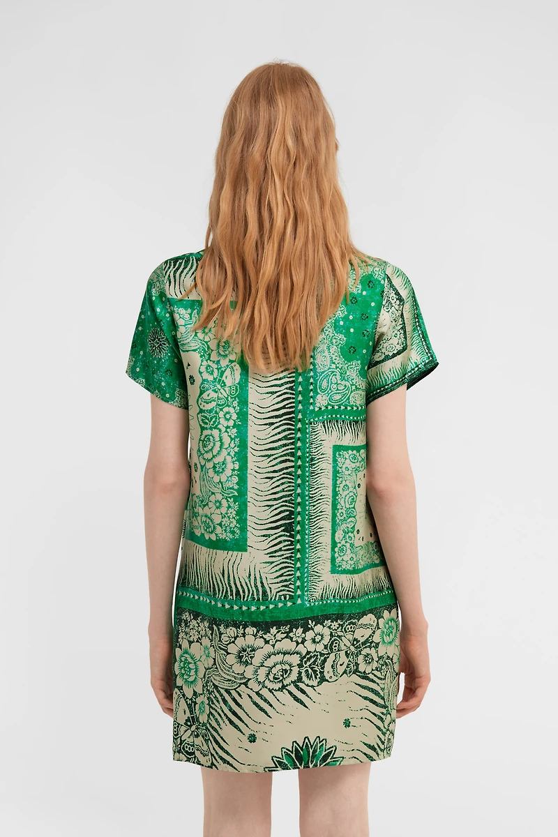 Bandana Print Dress