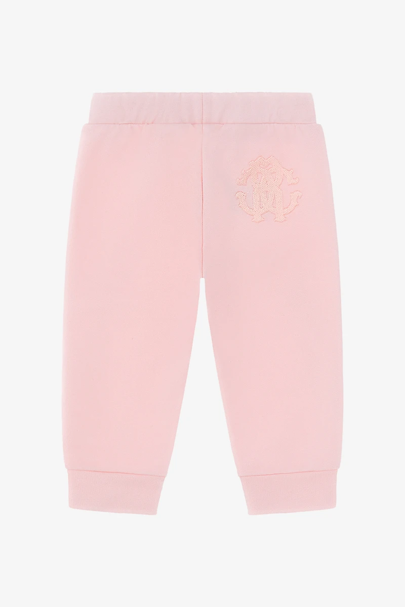 Cotton Sweatpants With Flowers