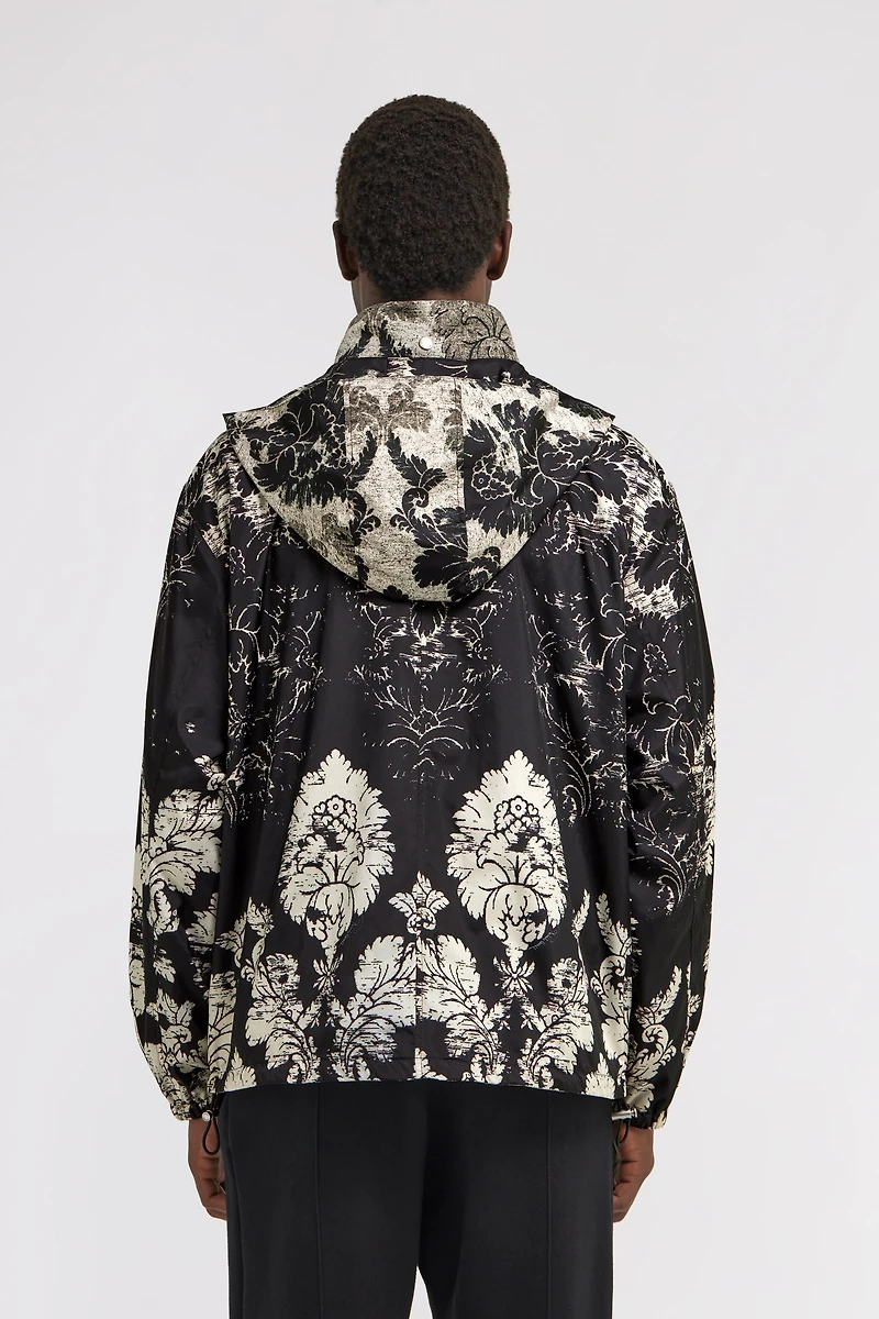 Broccato Print Bomber Jacket