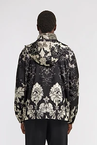 Broccato Print Bomber Jacket