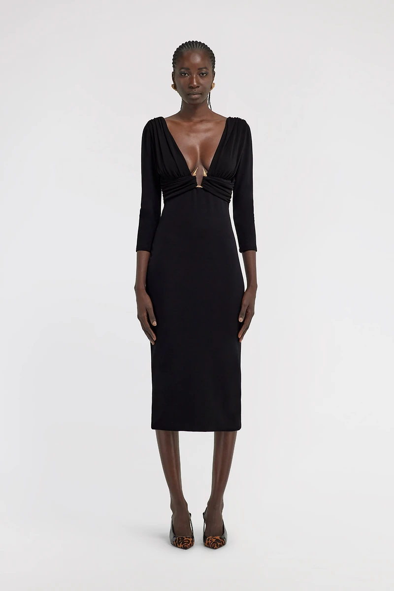 Dress with Gold Detail