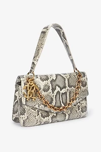 Rock Shoulder Bag With Python Print