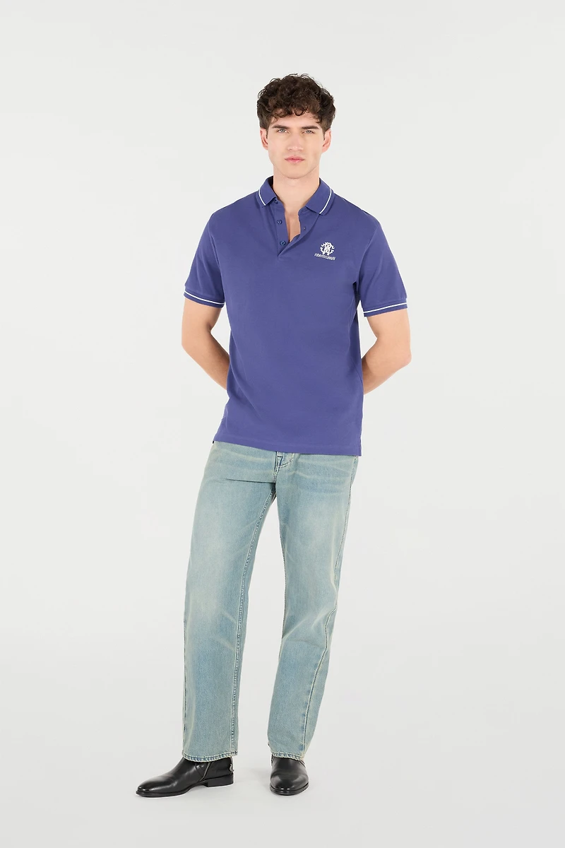 Polo With RC Monogram And Logo