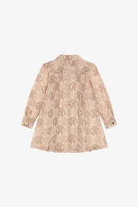 Monogram Print Dress