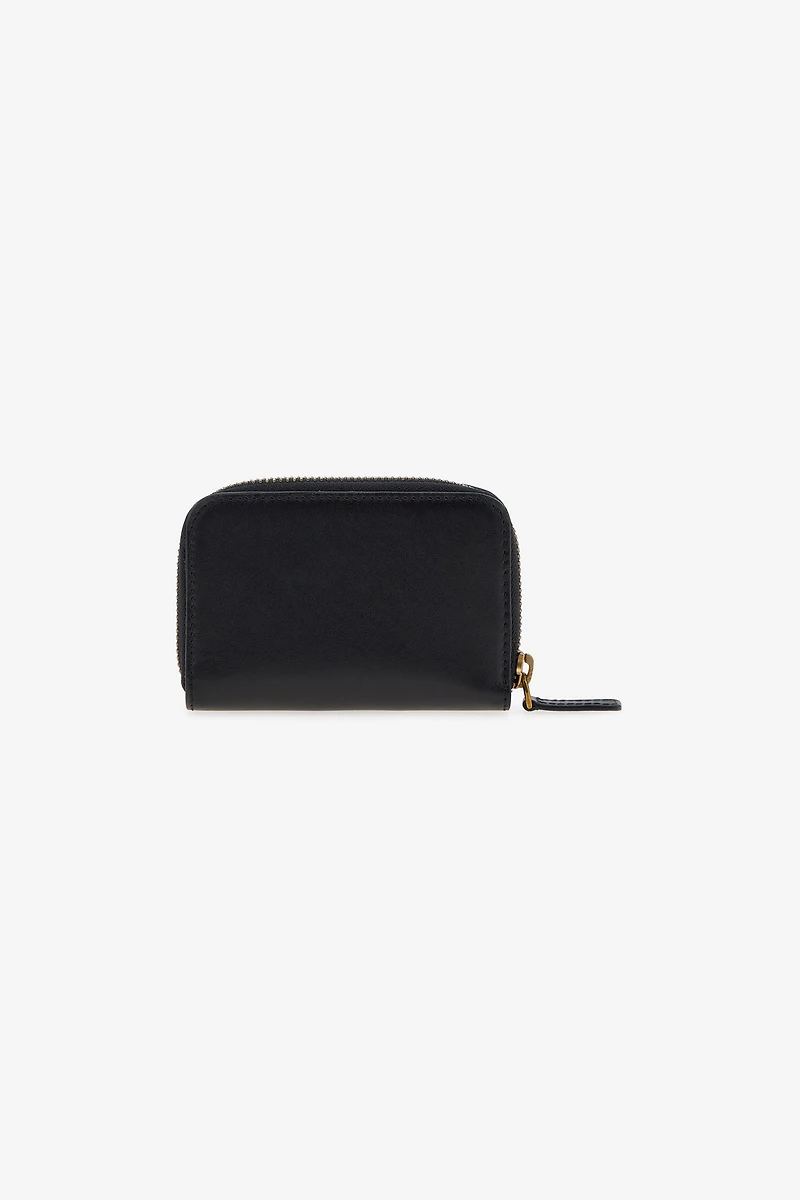 Small wallet with Monogram RC and zip