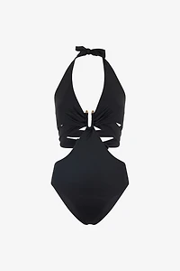 One-Piece Swimsuit With Cut-Out